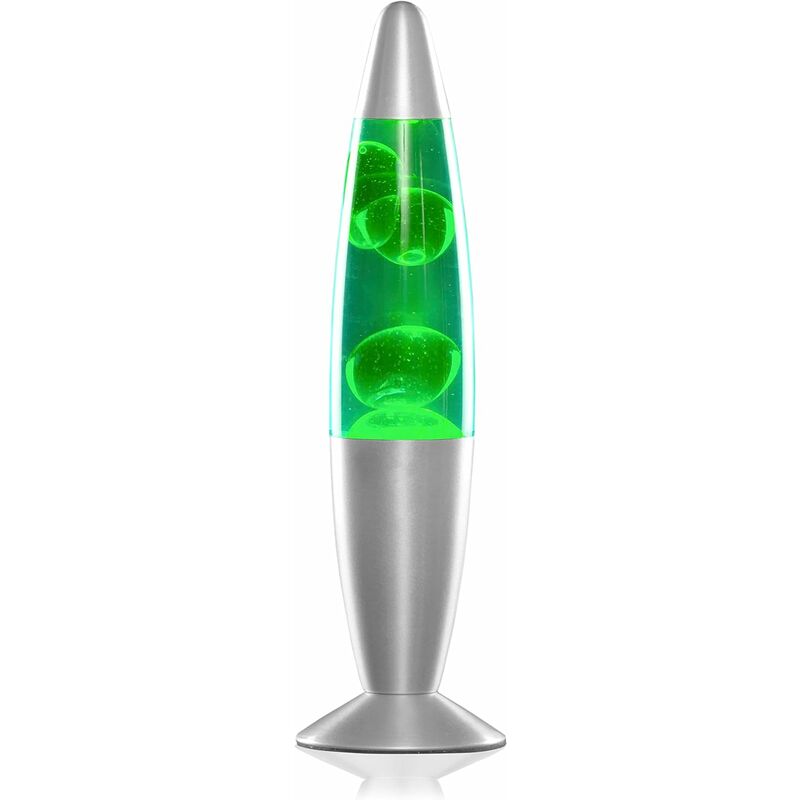 Image of Innovagoods - Lampada Lava, Lampada Lava Rilassante, Lampade da comodino verde