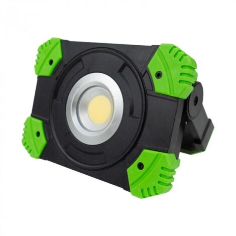 Lampada lavoro LED 10W 5000K batteria magnete Ecolight