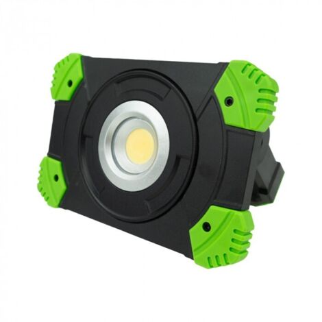 Lampada lavoro LED 20W 5000K batteria magnete Ecolight EC20689