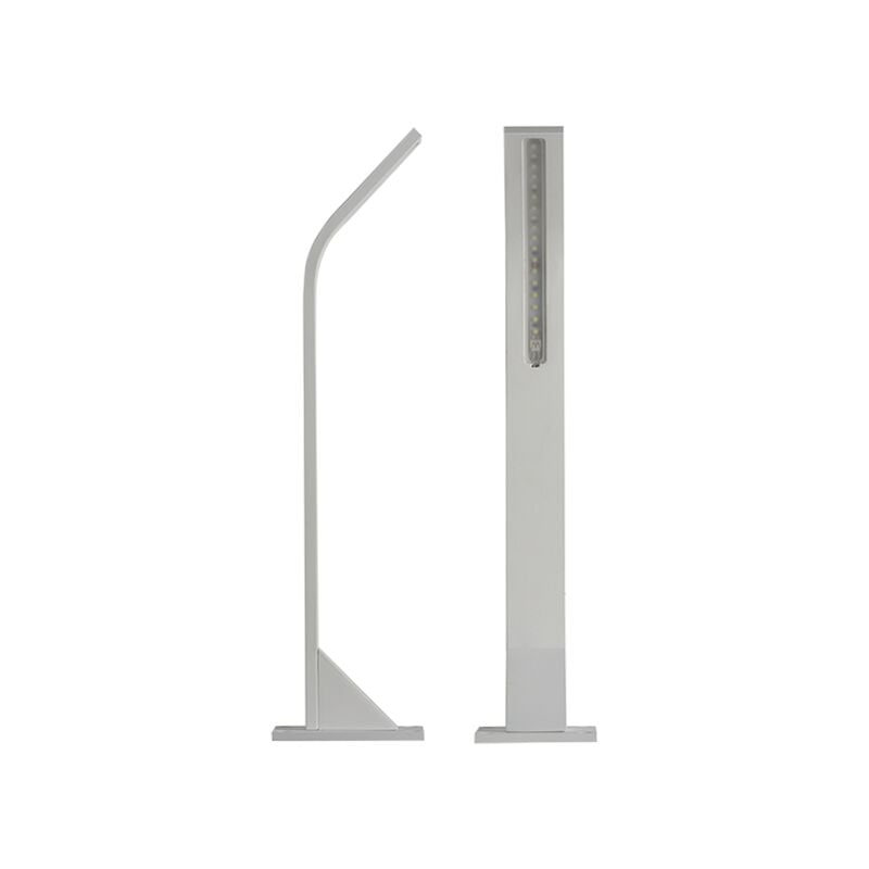 900STIKDW Luce a led per il giardino, versione down, colore bianco ral 9010. h= 404 mm