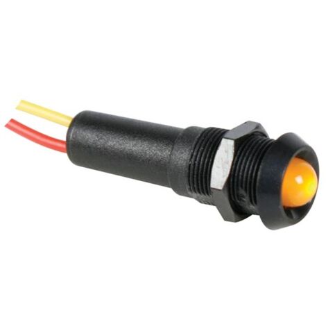 LAMPADA LED 5V GIALLA - CORPO NERO