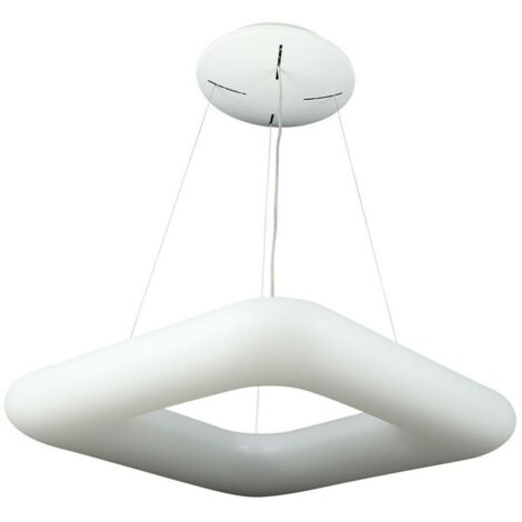 Lampada Led A Sospensione Moderno Quadrata CCT 750X750mm 80W Dimmerabile Telecomando 3 In 1 SKU-3964