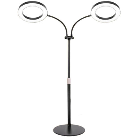 Lampada LED a spettro completo per la coltivazione di piante da interno, illuminazione regolabile con 72 LED, livelli di luminosità dimmerabili, timer da 3/9/12 ore per piante da interno