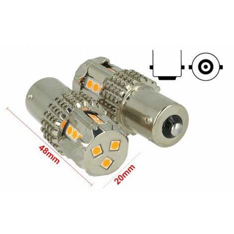 2 Lampade Ampoules LED BA15S 1156 P21W 16 Cree XBD Chip Canbus