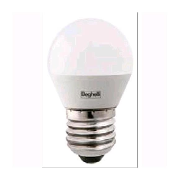 Image of LAMPADA LED BEGHELLI Saving SFERA Smerigliata E14 5W Luce Fredda 450 Lumen