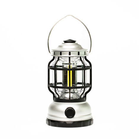 Lampada LED Camp C 140 argento trasparente