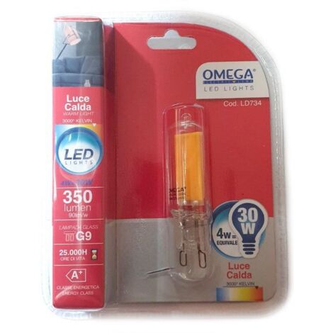 LAMPADA LED COB G9 3,8W 3000K