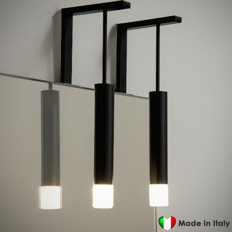 Image of Lampada Led COMPAB - Made In Italy Finitura Nero Opaco - Pendente 22.8 cm - 3 W - 230 Volt - Risparmio Energetico