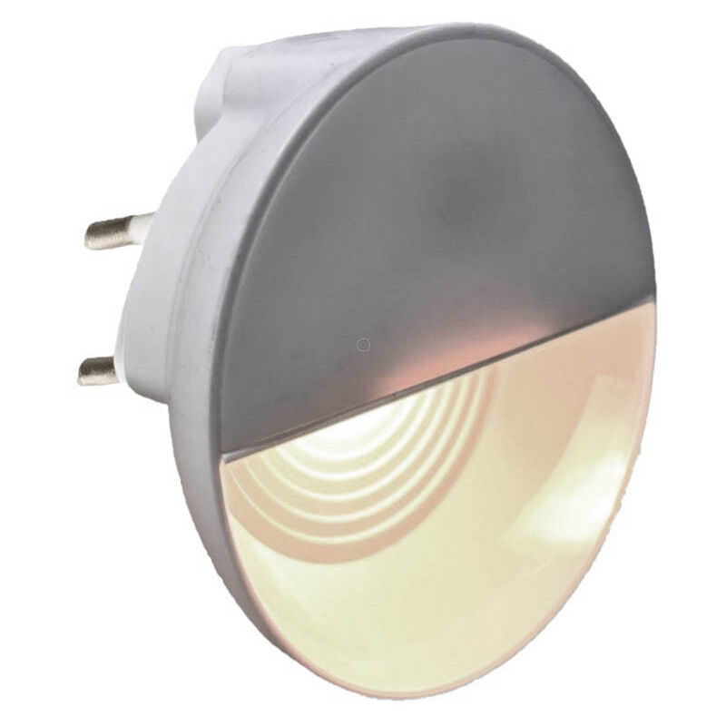 Image of Partenopea Utensili - Lampada led con spina luce bianca notturna faretto segnapasso con sensore di movimento 0.4W
