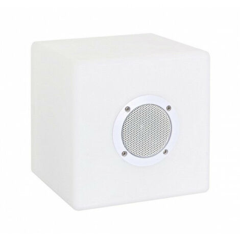 Lampada Led Cubo Speaker Pe 20x20 in Plastica