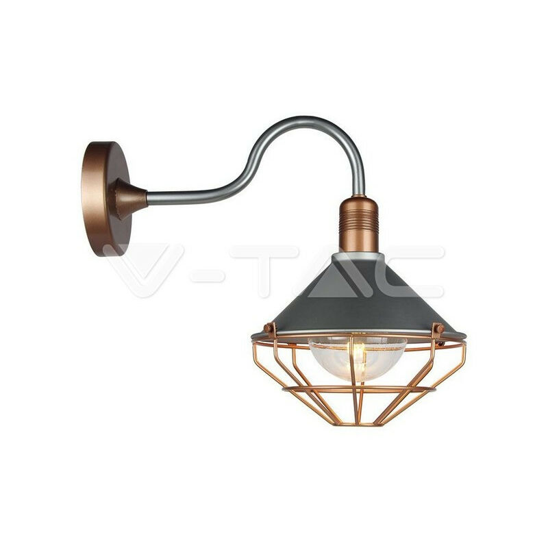 Image of Wall Lamp Matt Rose Gold Down IP65