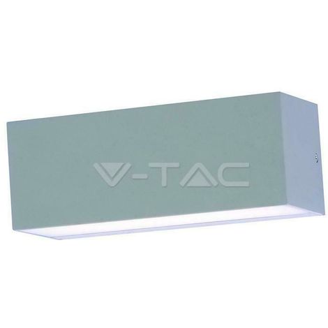 Lampada Da Parete LED V-TAC 12W Rettangolare Nero – Modello 8205, Luce Moderna E Di Qualità Per Interni