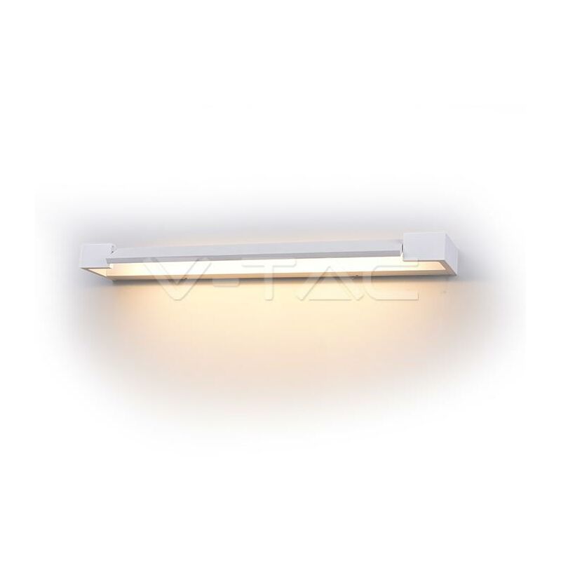 Image of 18W led wall lamp corpo bianco IP44 4000K - Luce naturale