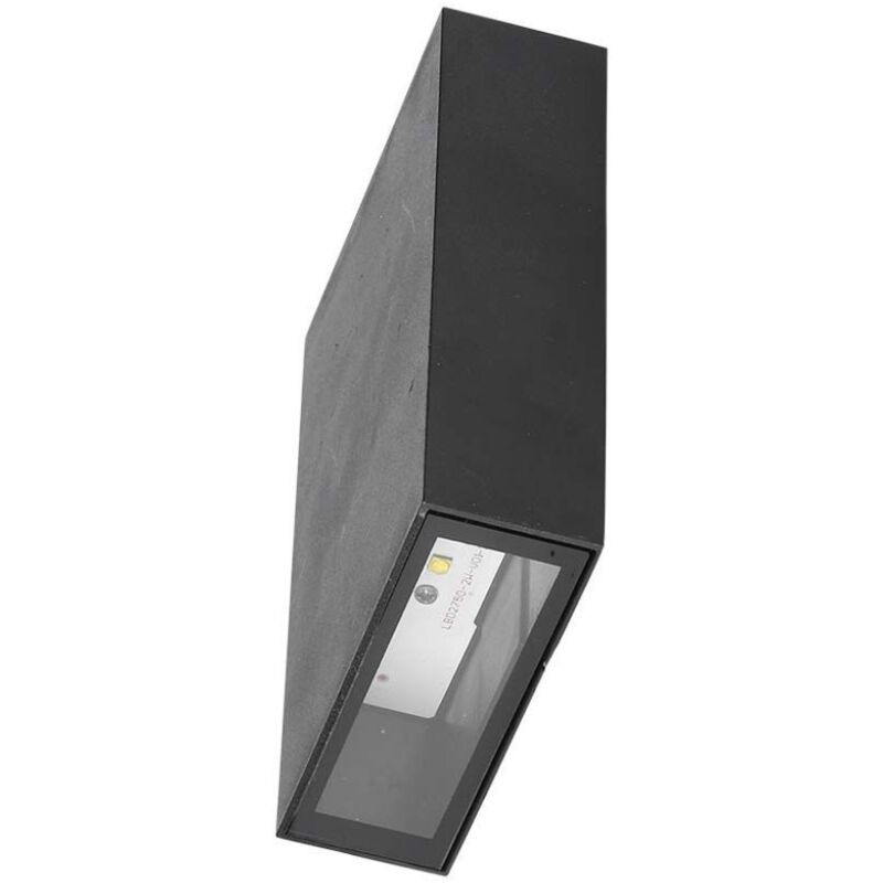 Applique led rectangulaire 4W Noir Couleur 3000K IP65 - V-tac