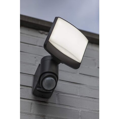 Lampada LED da parete per esterni Sunshine con testa girevole, 17 W, LED, 1200 Lumen, 5000 Kelvin