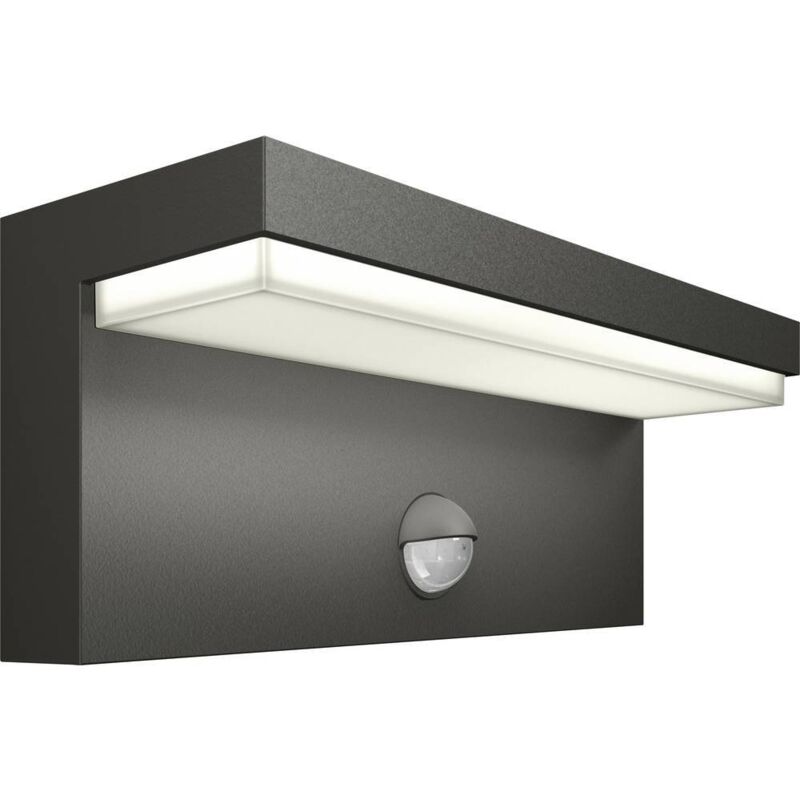 Image of Lampada led da parete per esterno con rilevatore di movimento Philips Bustan 8720169257399 Potenza: 3.8 w Bianco caldo