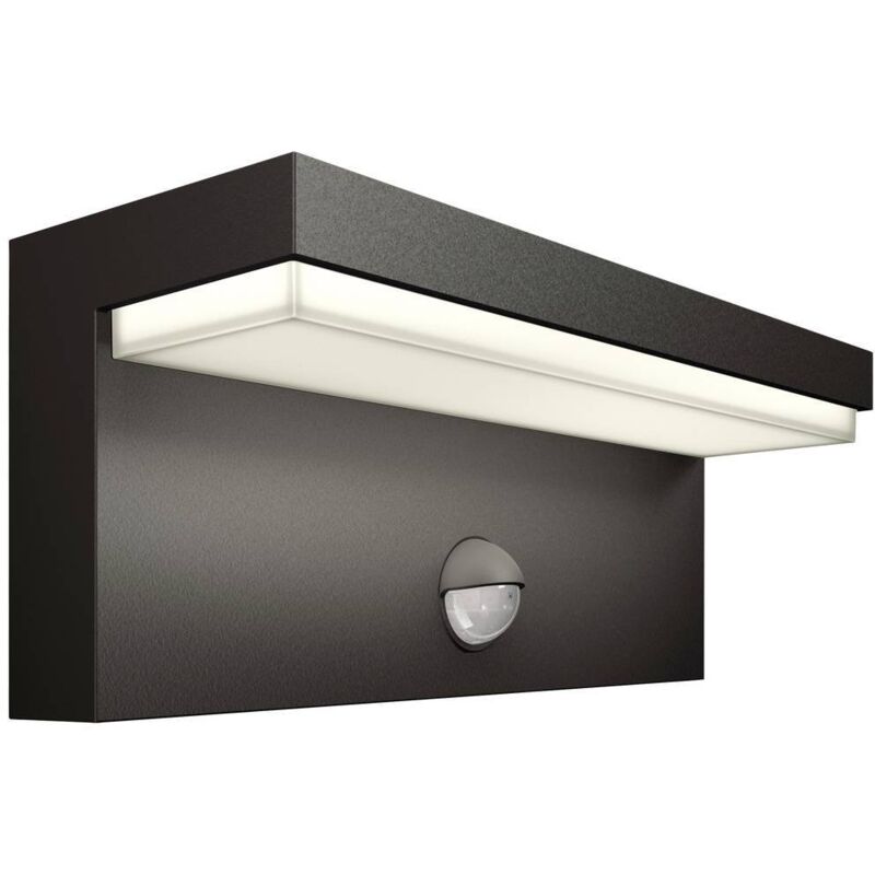 Image of Lampada led da parete per esterno con rilevatore di movimento Philips Bustan 8720169257412 Potenza: 3.8 w Bianco caldo