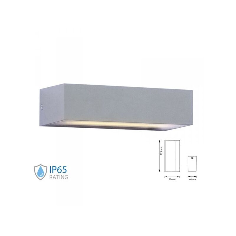 Lampada da muro Led smd 9W Wall Light Up&Down IP65...