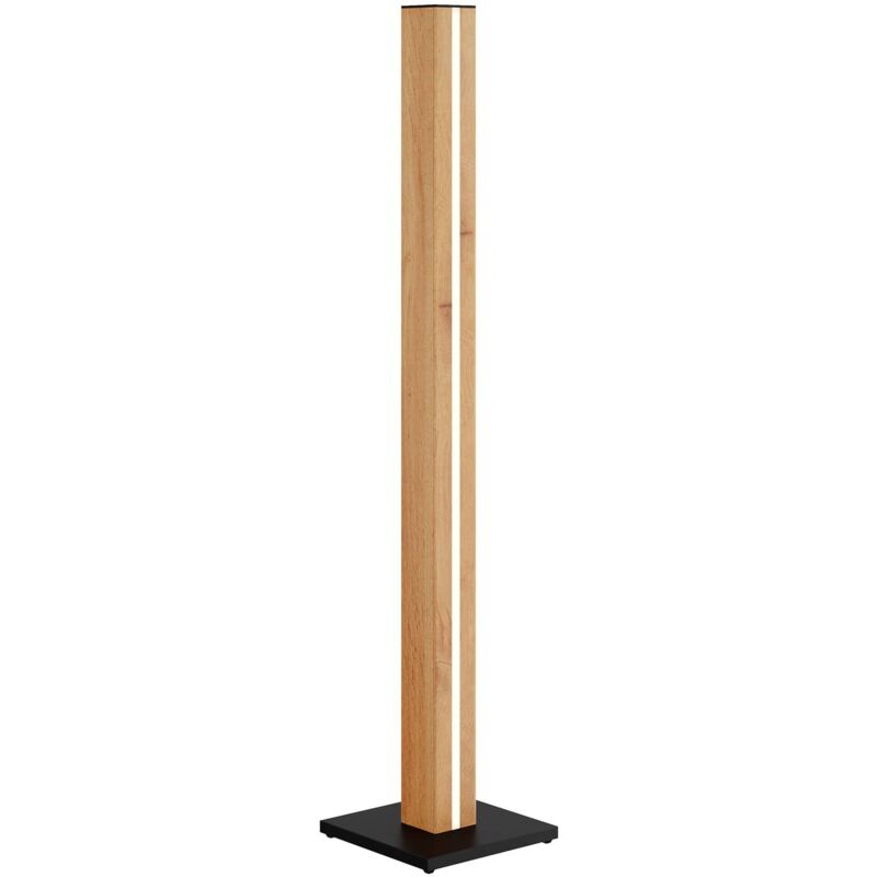 Lampada LED da pavimento Envostar Eldder in rovere...