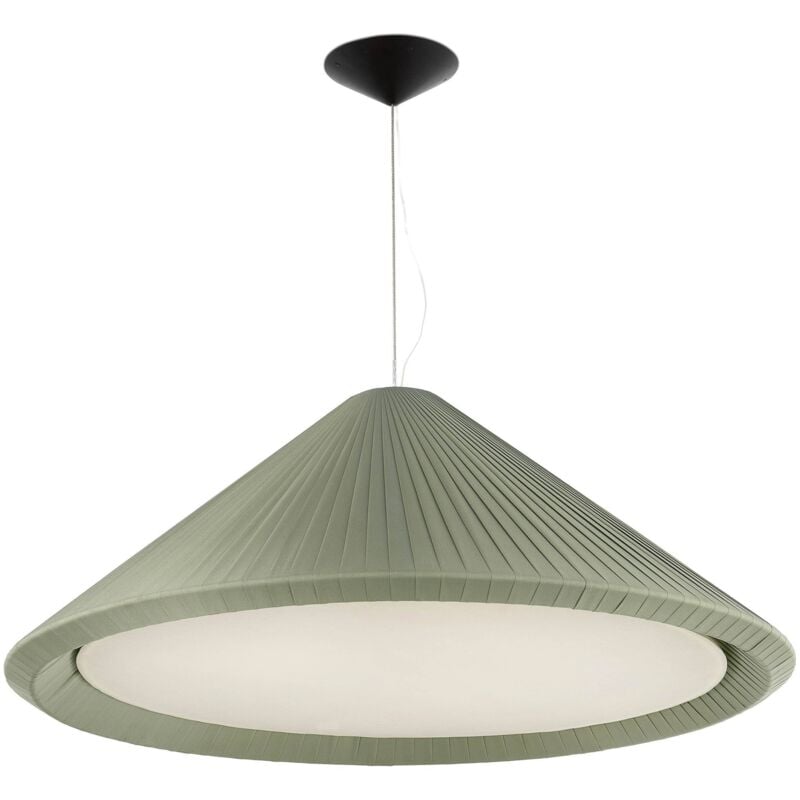 Faro Hue-In - Lampadario a sospensione a 4 luci con cupola grande Verde oliva, attacco E27