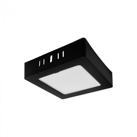 Lampada LED da superficie 12x12 6W 4000K DL-1 nero