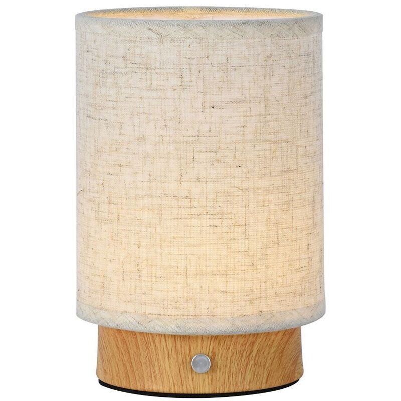 V-tac - Lampe de table led 3W 120175mm Couleur Beige Rechargeable avec usb c Touch Dimmable 3000K