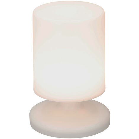 Lampada Led da Tavolo a Batteria per Esterni e Interni Colore Bianco 16 x 23 cm