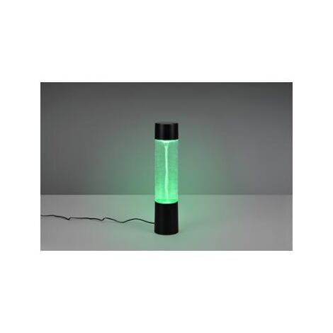 LAMPADA LED DA TAVOLO TORNADO RGB 9W H34CM NERA.