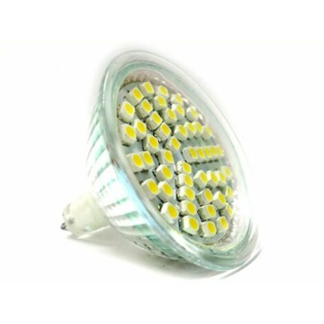 Lampada Led Dicroica MR16 4W 48 SMD 12V Bianco Freddo Basso Consumo