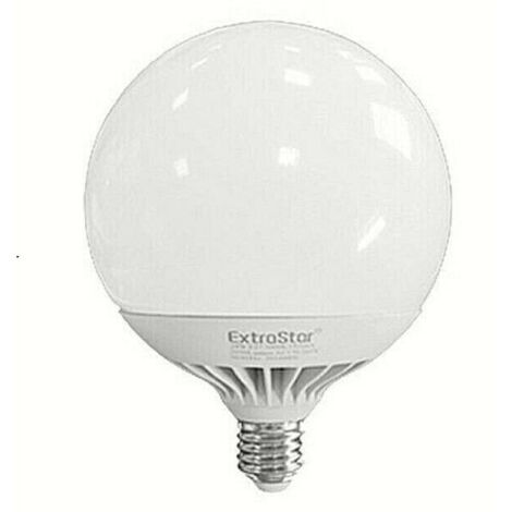 Lampada Led E27 20w 1700lm Globo G120bw Light Calda Plastic Bianca
