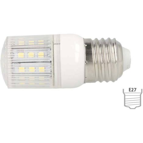 Lampada LED E27 4W 220V 27 SMD 5050 Bianco Freddo Basso Consumo