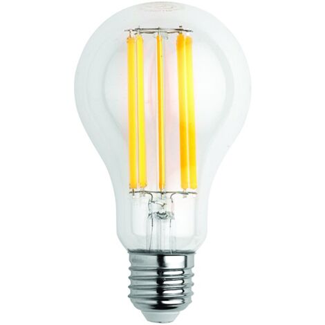 LAMPADA LED FILAMENTO TRASPARENTE MAURER GOCCIA E27 18W 2700K L. CALDA