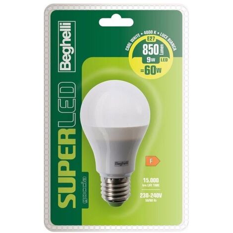 LAMPADA LED GOCCIA E27 10W 4000K SUPERLED