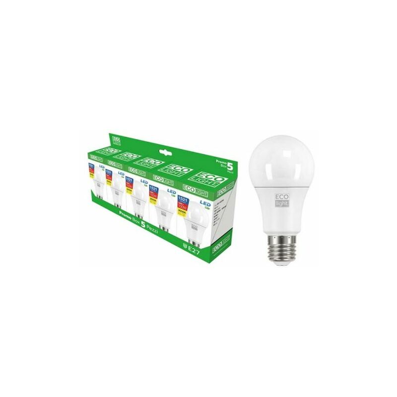 Marca - lampadine ecolight led E27 GO15W F.CF5PZ