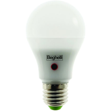 Lampada led goccia savingled sensor con sensore crepuscolare e27 - 12w - 3000°k calda - 1300 lm - 65x124h