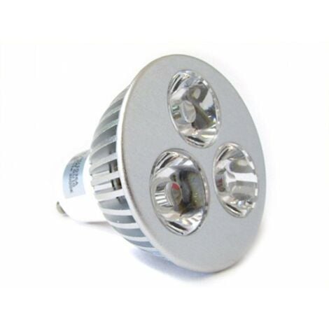 set di 3 lampadine LED GU10 4w 4X1w ad alta intensità GreenSensation
