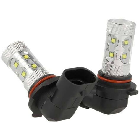 Lampada Led HB4 9006 P20d 50W 12V 24V Per Fendinebbia Super Potente e Bianco Xenon 10 Smd Cree Da 5W