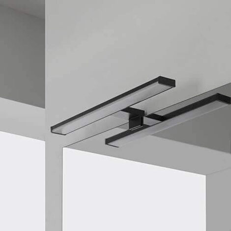 Lampada LED in colore nero opaco 50 cm Feridras 821004  Nero opaco