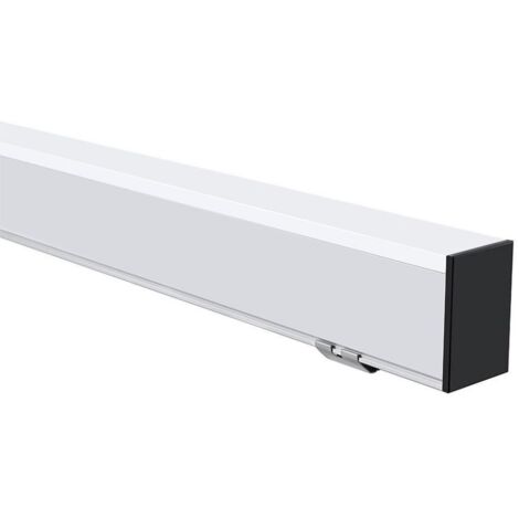 Lampada Led Lineare A Sospensione 40W UGR 19 Colore Corpo Bianco 4000K Neutro Dimmerabile 0-10V Allungabile Linkable Fino a 12 Metri SKU-21383