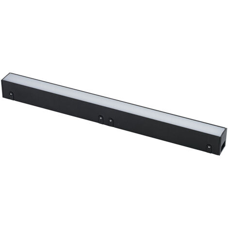 Lampada LED lineare per binario DAVINCI nera 27W 3000K (luce calda)
