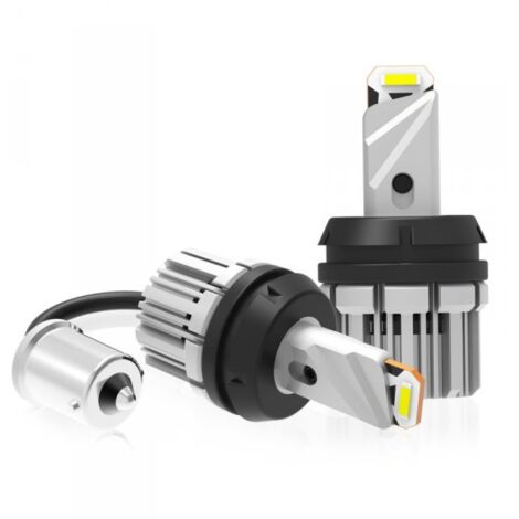 Lampada Led Luce Retromarcia Canbus BA15S 1156 12V 24V 21W Bianco 2800 Lumens