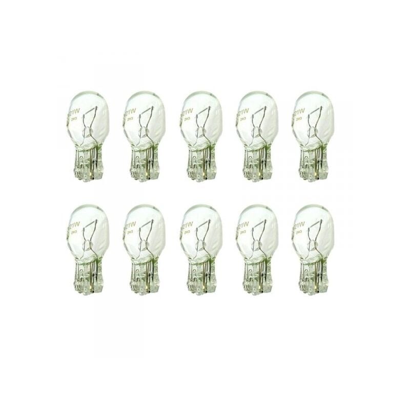 Carall - 10 Pezzi Lampada Alogena T20 W21W 12V 21W...