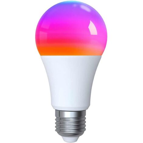 Lampada Led Matter E27, RGB+CW, Matter WIFI 2.4G TUYA, Smart Life, Apple Home, Google Home, Alexa, SmartThings AC 90-250V, 50/60HZ, 9W, 60X117mm, IP20, MU12709