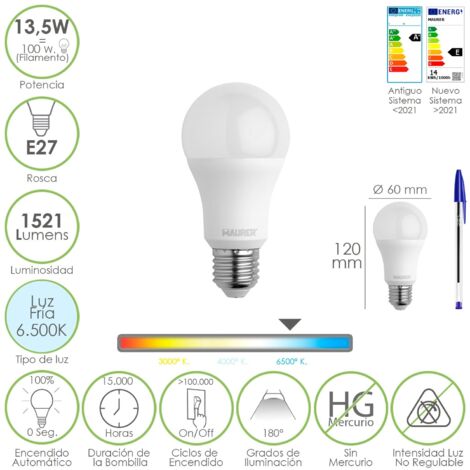 LAMPADA LED MAURER GOCCIA SMER. E27 13,5W 1521LM 6500K L.FREDDA