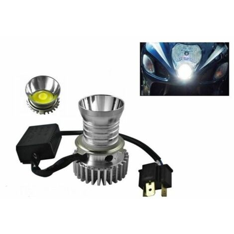 KIT LAMPADA H4 LED MOTO SCOOTER MOTOCICLETTA 3500LM 12V/36W ABBAGLIANTE MH4  H4