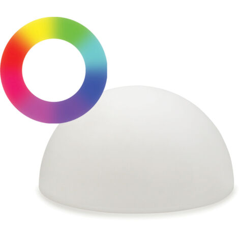 Lampada LED Multicolore a Mezza Sfera di Techly con Illuminazione Variabile