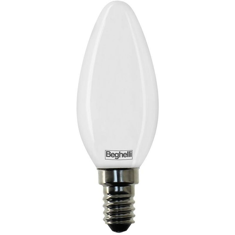 Image of Beghelli - Lampadina led 5w e14 3000k luce calda oliva 56532