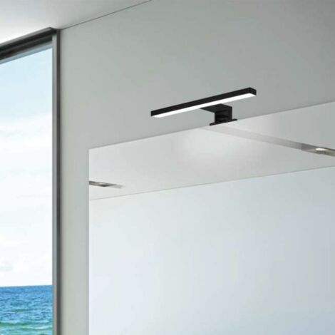 Lampada LED per bagno colore nera 300 mm 5W - Kyra