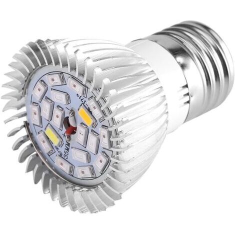 Lampada LED per piante con luce completa 18 W per piante d'appartamento (E27)