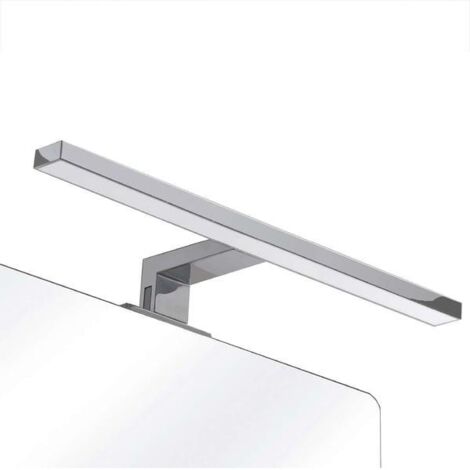 Lampada led per specchio bagno 8w 45cm cromato madeira gedy 4943-45
